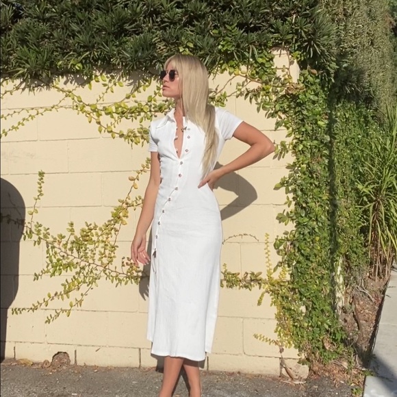 Polly midi dress song of style Clearance